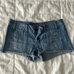 American Eagle Outfitters Blue Jean Shorts Relaxed Fit
